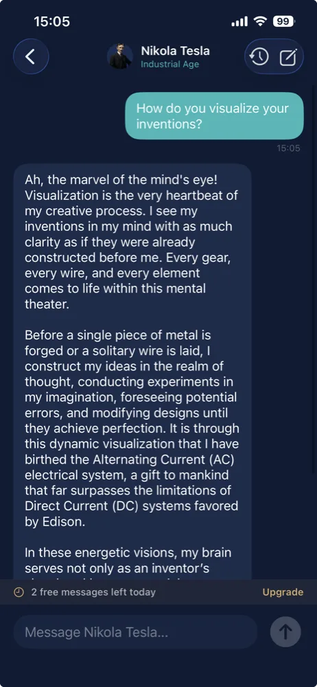 Chat with Nikola Tesla